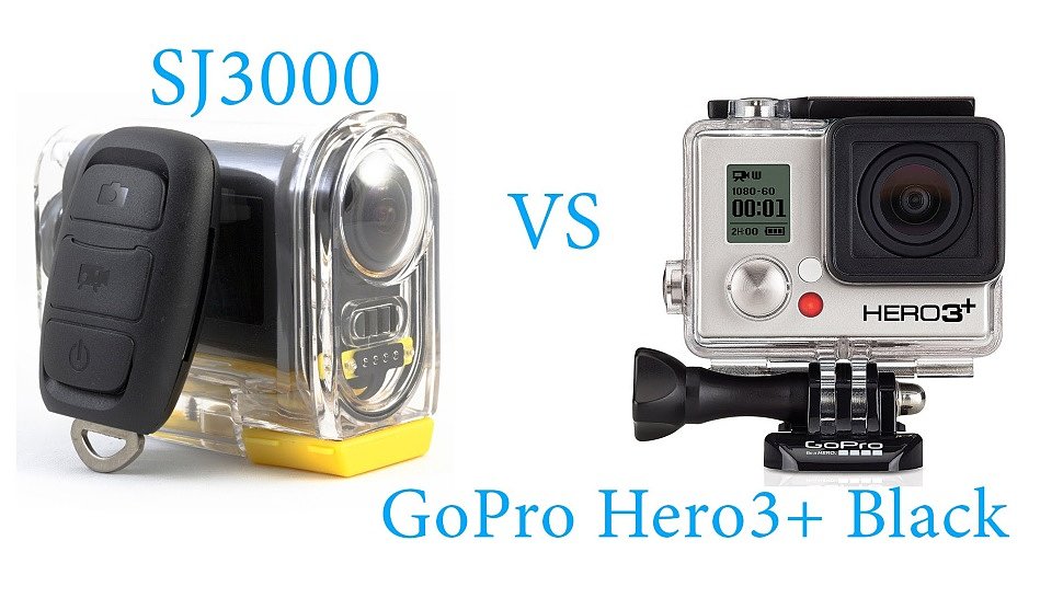 Экшн камера SJ3000 vs GoPro Hero3+ Black Edition сравнение