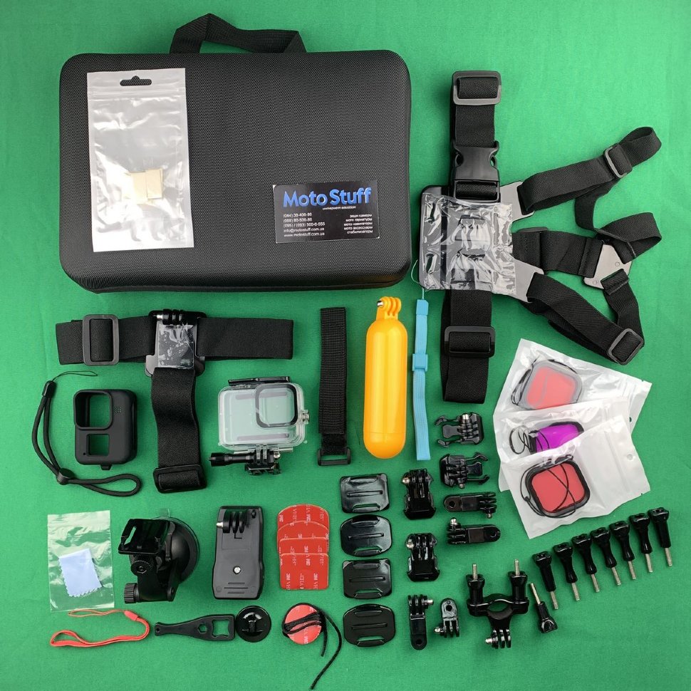 Набор аксессуаров MSCAM All in Accessories Kit for GoPro Hero 8 Black