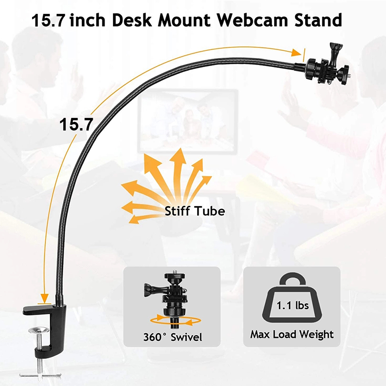 Гибкий кронштейн MSCAM для екшн-камер и смартфонов с зажимом