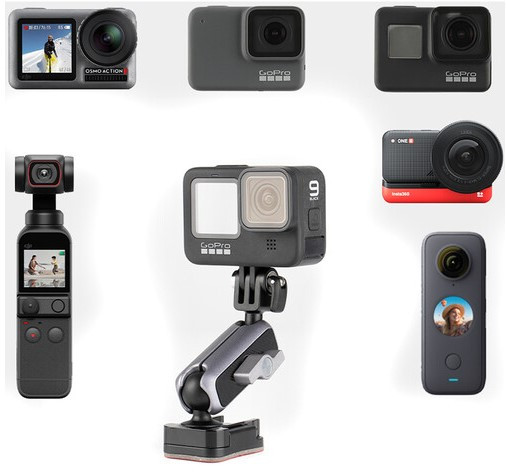 Крепление на клейкой площадке с кронштейном для экшн-камер Pgytech (P-GM-126)