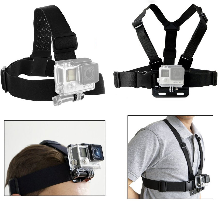 Набор креплений на голову и грудь MSCAM Chest+Head Strap