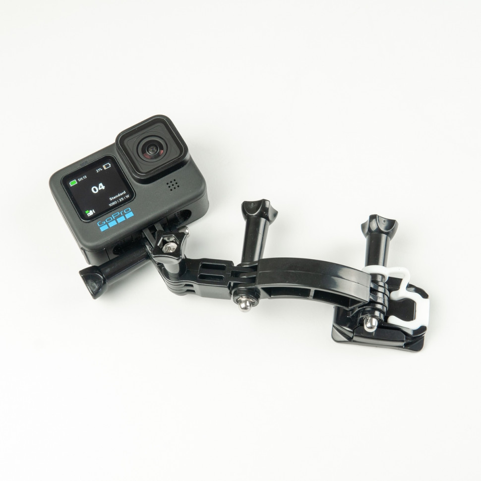 Крепление-кронштейн на шлем MSCAM для екшн-камер GoPro, SJCAM, DJI, GitUp