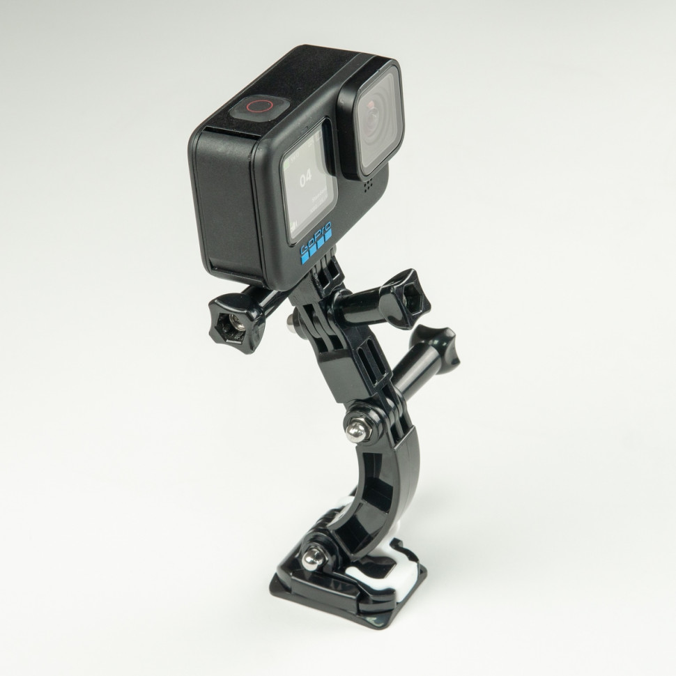 Крепление-кронштейн на шлем MSCAM для екшн-камер GoPro, SJCAM, DJI, GitUp