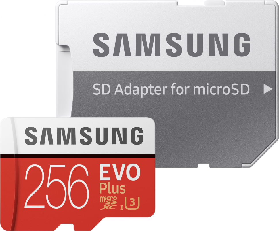 Samsung microSDXC 256GB EVO Plus UHS-I Class 10 + SD-Адаптер (MB-MC256HA/RU)