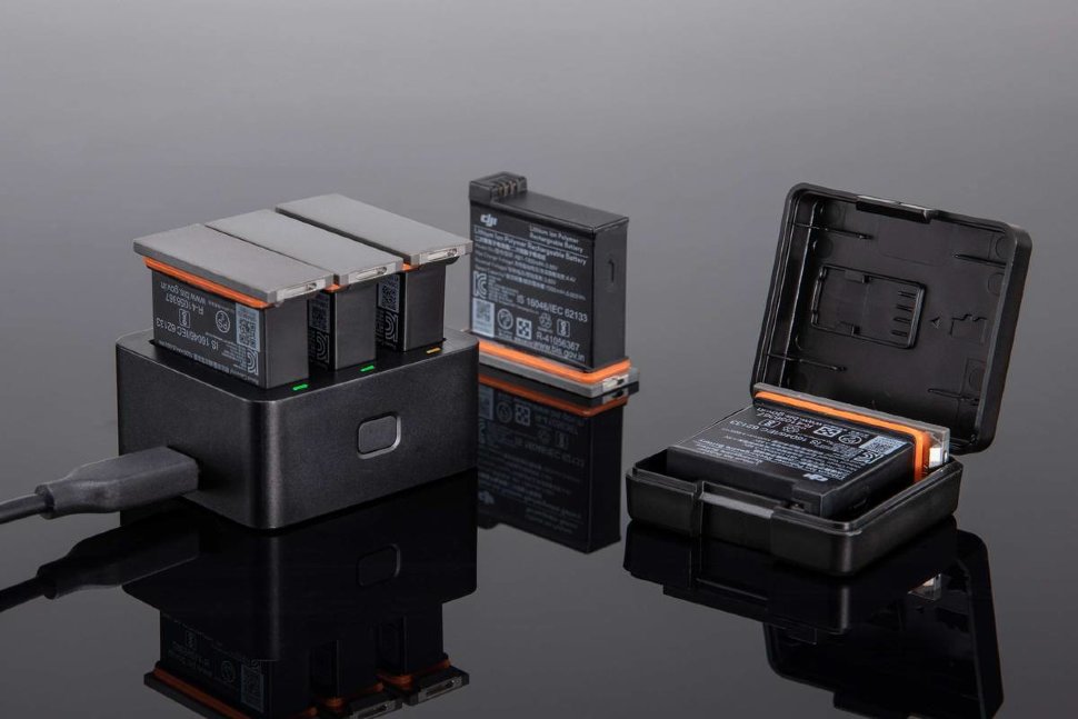 Набор зарядное и 2 аккумулятора DJI Charging Kit for Osmo Action Camera (CP.OS.00000030.01)