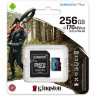 Карта памяти Kingston 256 GB microSDXC class 10 UHS-I U3 Canvas Go! Plus + SD Adapter (SDCG3/256GB)