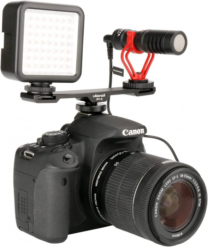 Расширительная планка Ulanzi PT-2 на два холодных башмака