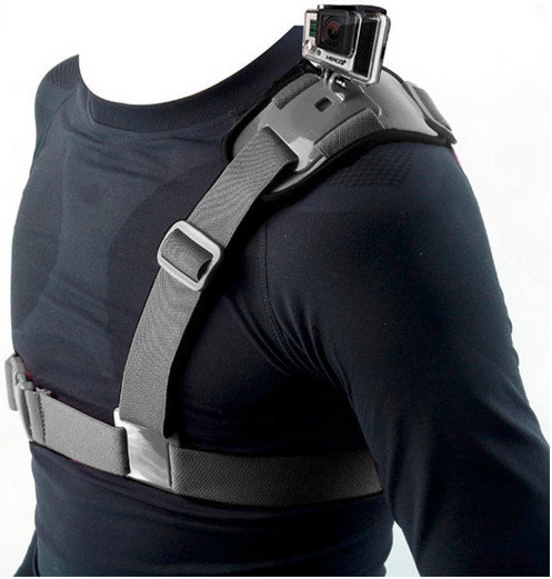 Крепление на плечо SJCAM Shoulder Strap Mount Harness Black For GoPro, SJCAM