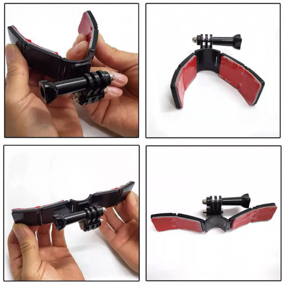 Крепление на шлем, подбородок MSCAM Type Helmet Mount для экшн камер GoPro, SJCAM, DJI