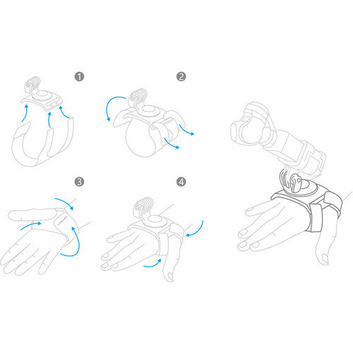 Наручный держатель Pgytech Osmo Pocket & Action Camera Hand and Wrist Strap (P-18C-024)