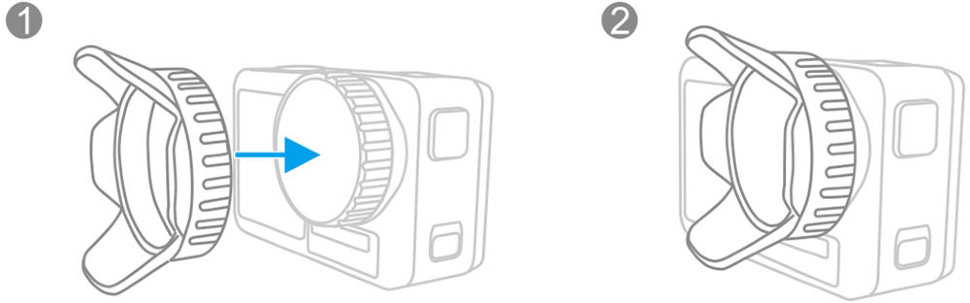 Защитная бленда Pgytech Lens Hood for DJI Osmo Action (P-11B-016)