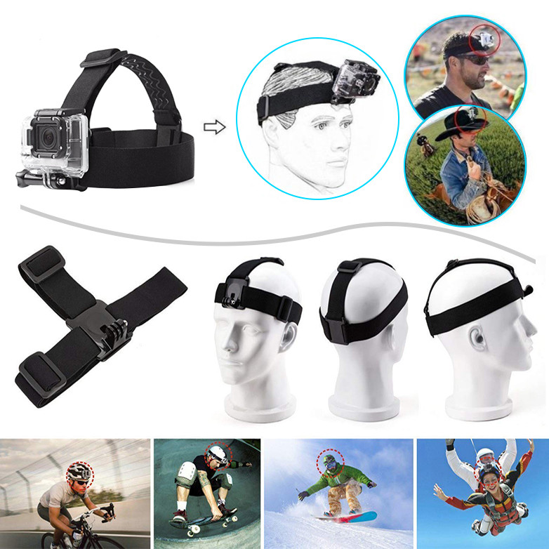 Набор креплений на голову грудь и запястье MSCAM Chest+Head+Wrist Strap