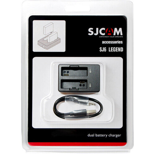 Двойное зарядное SJCAM Dual-slot Battery Charger for SJ6