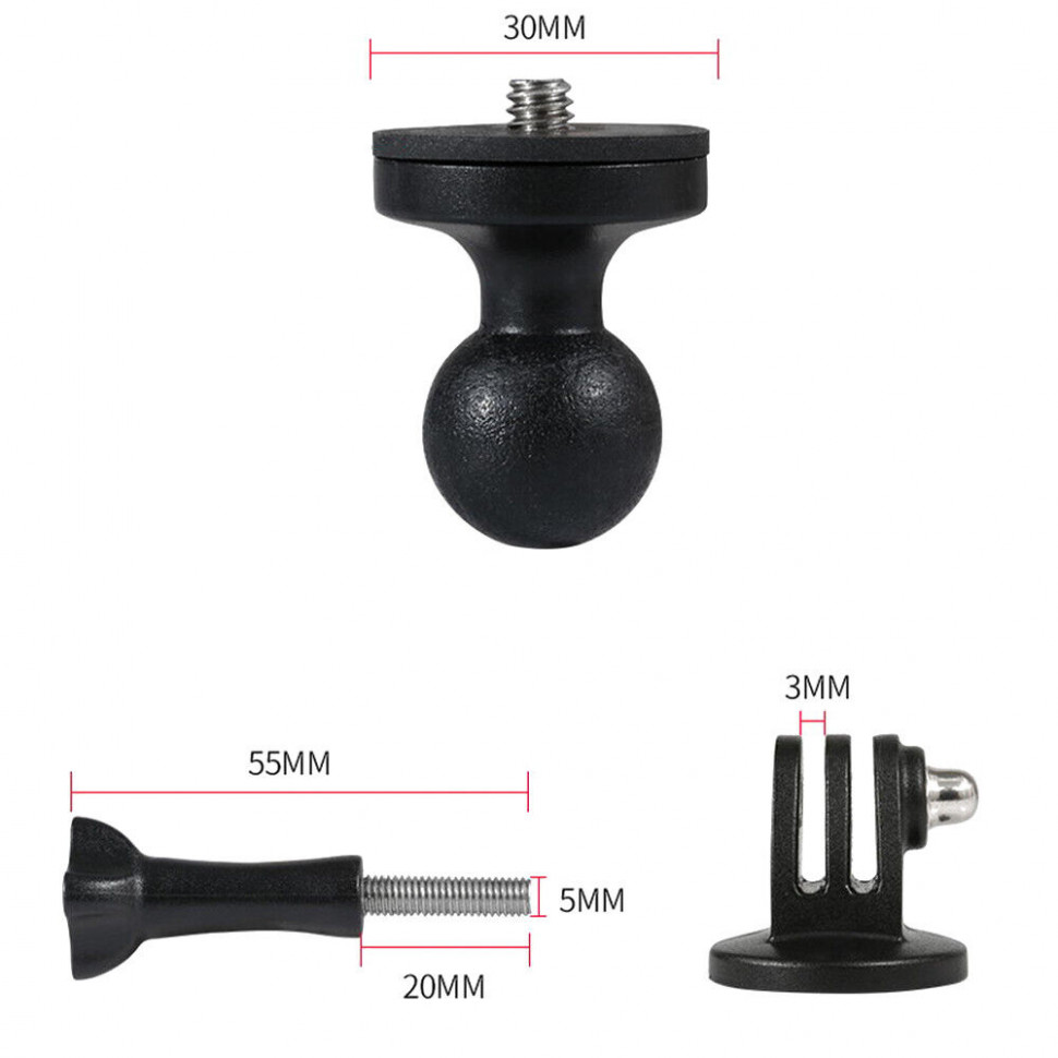 Шарнирное крепление на трубу MSCAM Mount Bike Bracket для екшн-камер GOPRO, SJCAM, DJI