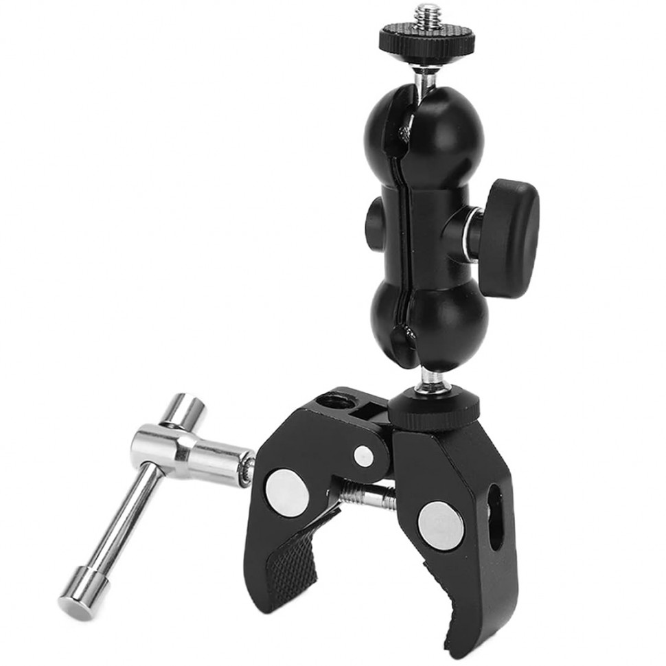 Шарнирное крепление-щипцы на трубу MSCAM Mount Bike Clamp для екшн-камер GOPRO, SJCAM, DJI