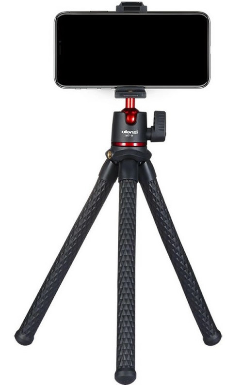 Гибкий прорезиненный штатив Ulanzi с держателем телефона (MT-11)