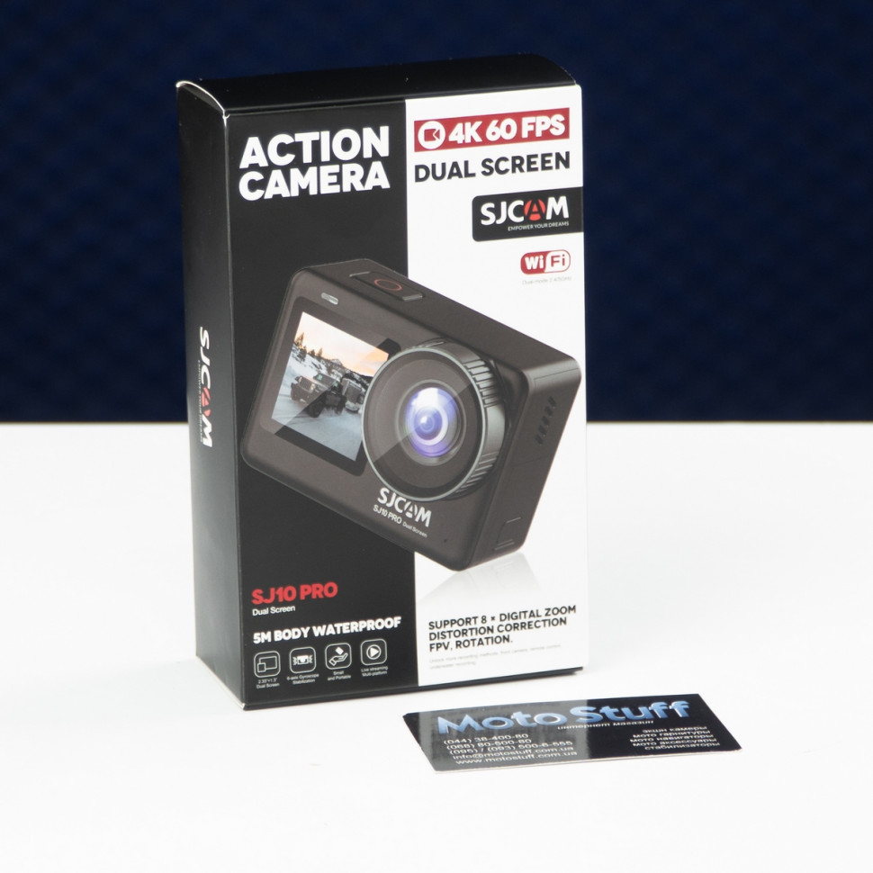 Экшн-камера SJCAM SJ10 Pro DUAL-SCREEN