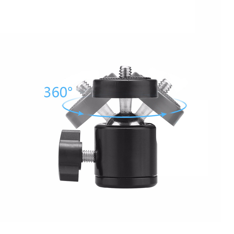 Шарнирная голова 1/4" для монопода, штатива MSCAM Head Bracket Holder Mount