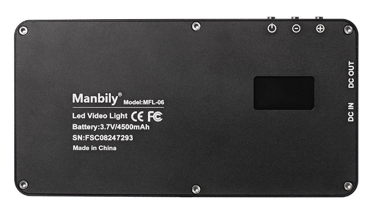 Компактный LED свет Ulanzi Manbily MFL-06 со встроенным аккумулятором (1529)