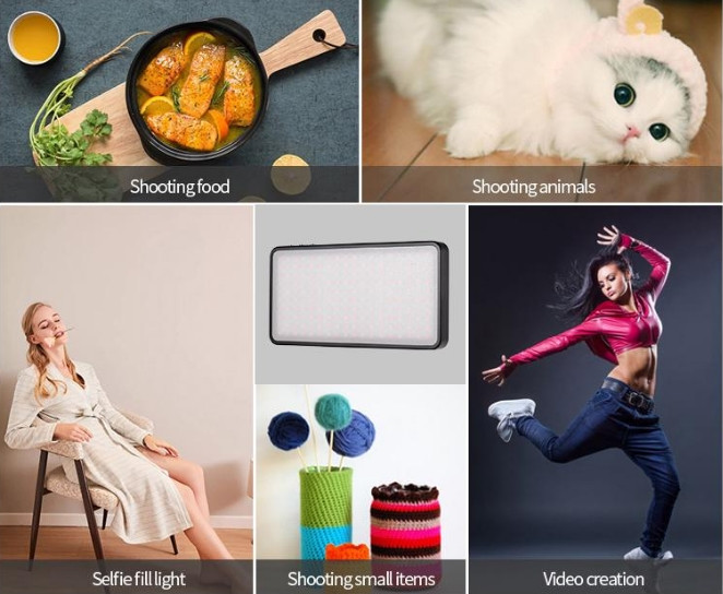 Компактный LED свет Ulanzi Manbily MFL-06 со встроенным аккумулятором (1529)