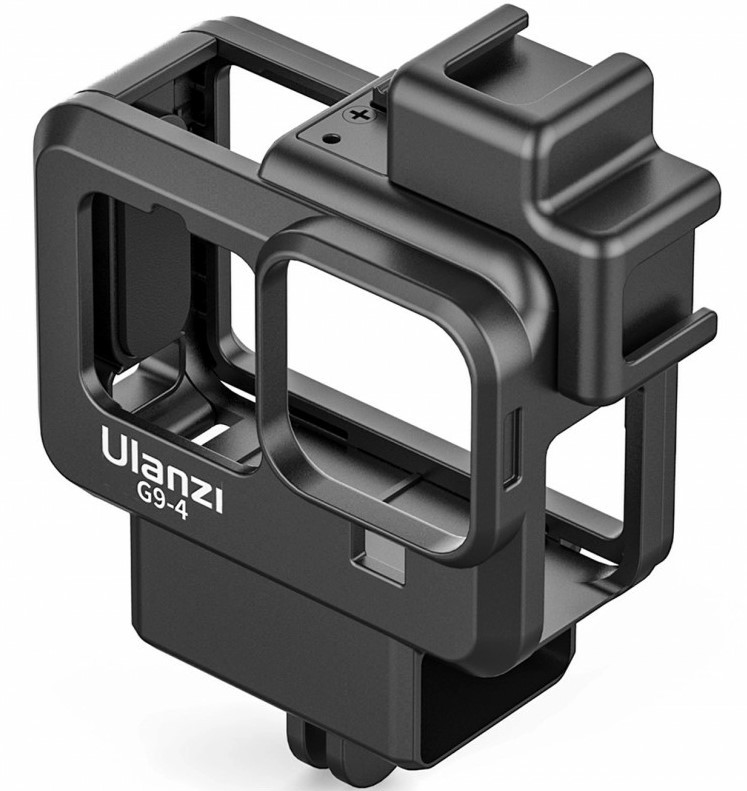 Рамка для влогинга Ulanzi для Gopro HERO 13, HERO 12, HERO 11, HERO 10 с отсеком для адаптера микрофона (G9-4)