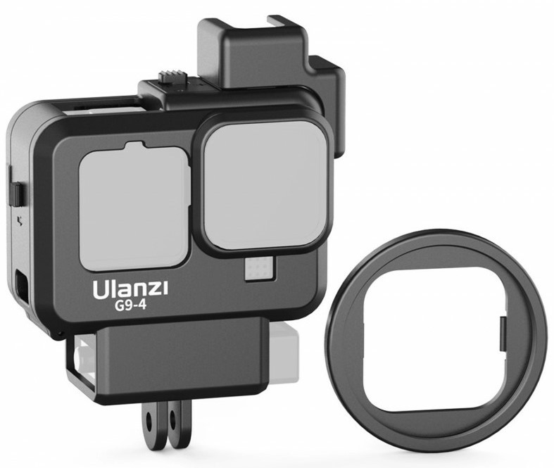 Рамка для влогинга Ulanzi для Gopro HERO 13, HERO 12, HERO 11, HERO 10 с отсеком для адаптера микрофона (G9-4)