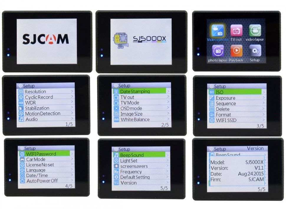 Экшн камера SJCAM SJ5000X WiFi 2K видео