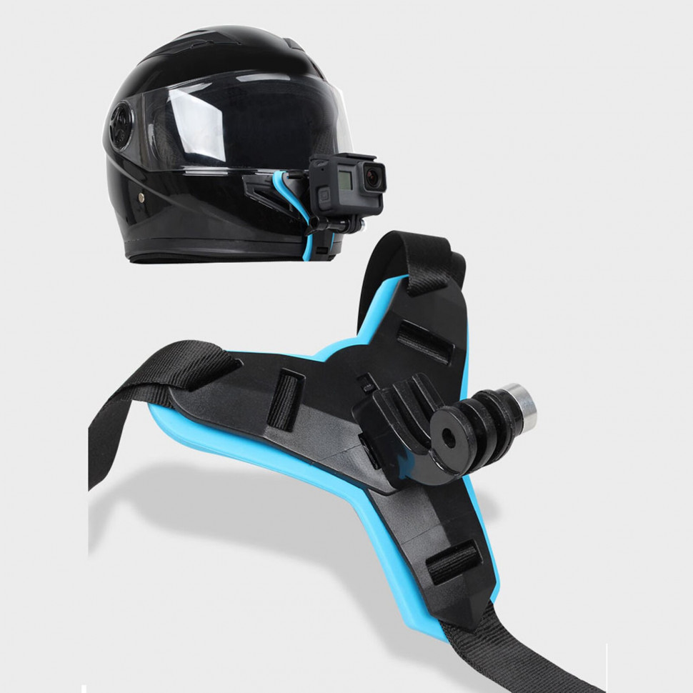 Крепление на шлем, подбородок  MSCAM Motorcycle Strap для экшн камер GoPro, SJCAM, DJI
