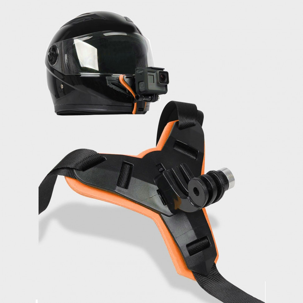 Крепление на шлем, подбородок  MSCAM Motorcycle Strap для экшн камер GoPro, SJCAM, DJI