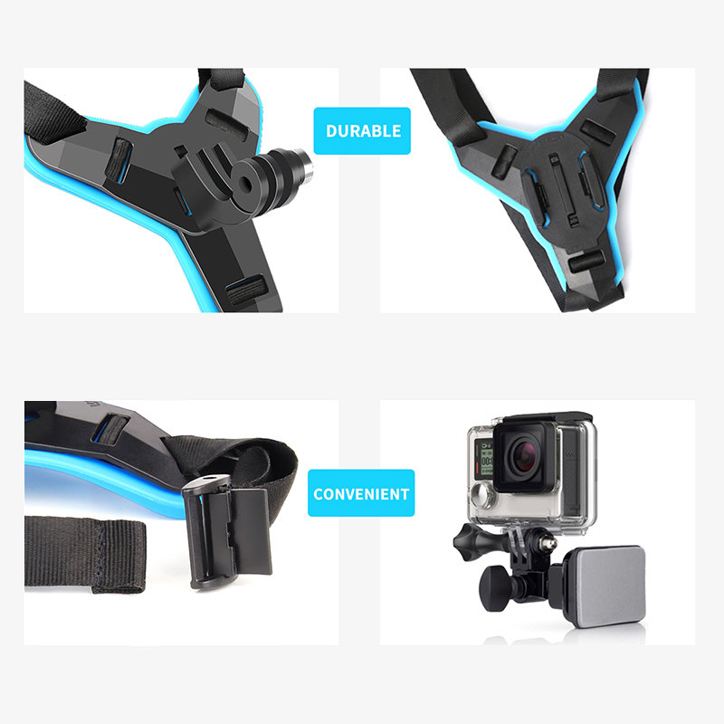 Крепление на шлем, подбородок  MSCAM Motorcycle Strap для экшн камер GoPro, SJCAM, DJI