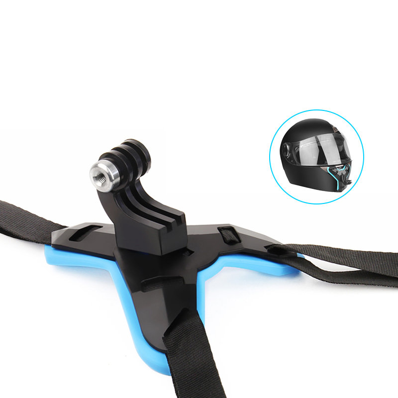 Крепление на шлем, подбородок  MSCAM Motorcycle Strap для экшн камер GoPro, SJCAM, DJI