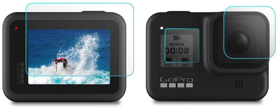 Защитное стекло SunnyLife Protective Glass for GoPro Hero 8 (GO-BHM636)