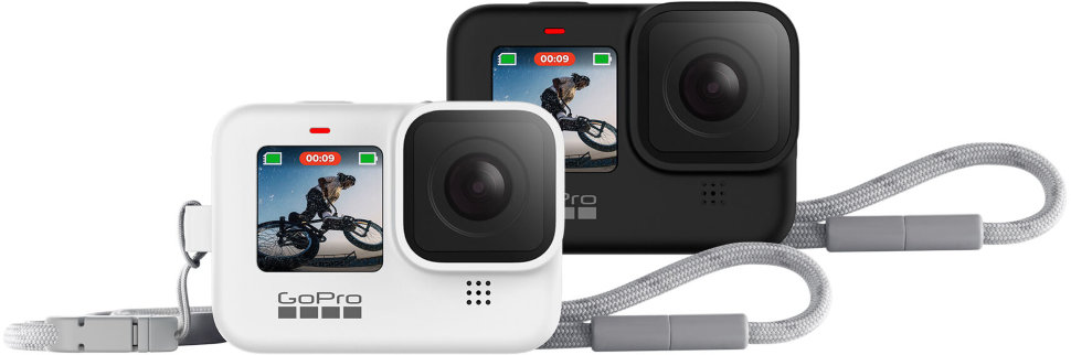 Силиконовый чехол с ремешком GoPro Sleeve & Lanyard для HERO 13, HERO 12, HERO 11, HERO 10 (ADSST)
