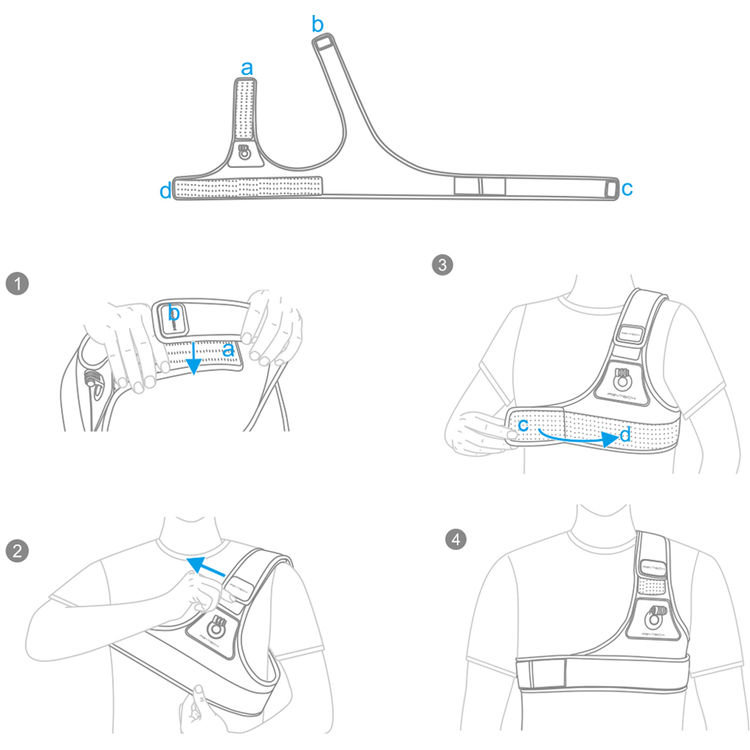 Крепление на грудь Pgytech Chest Strap (P-18C-025)