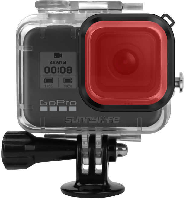 Набор для воды SunnyLife Waterproof Case with Diving Filters for GoPro Hero 8 (GO-Q9262)
