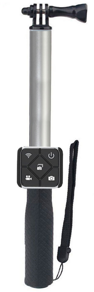 Пульт ДУ с моноподом SJCAM Remote Control Selfie Stick for SJCAM M20, SJ6, SJ7, SJ8, SJ9, SJ10 (с ремешком)