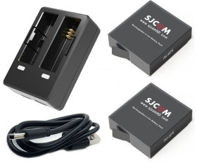 Набор SJCAM Batteries with Dual-slot Charger for SJ7