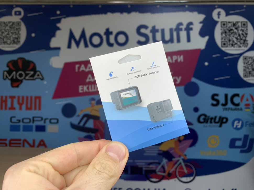 Комплект защитных стекол MSCAM для GoPro HERO 13, HERO 12, HERO 11, HERO 10