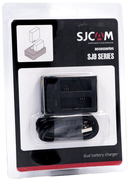 Двойное зарядное SJCAM Dual-slot Battery Charger for SJ9, SJ10 series