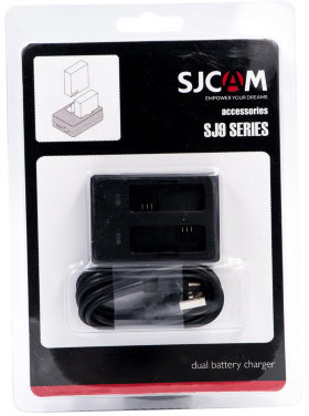 Двойное зарядное SJCAM Dual-slot Battery Charger for SJ9, SJ10 series