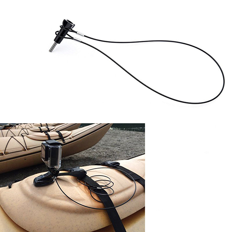 Страховочный тросик MSCAM Stainless Steel Tether Lanyard для экшн камер GoPro, SJCAM