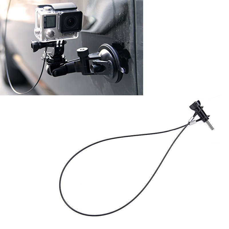 Страховочный тросик MSCAM Stainless Steel Tether Lanyard для экшн камер GoPro, SJCAM