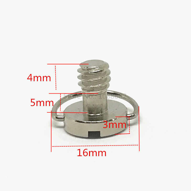 Крепежный болт для монопода MSCAM 1/4" с D-образным кольцом