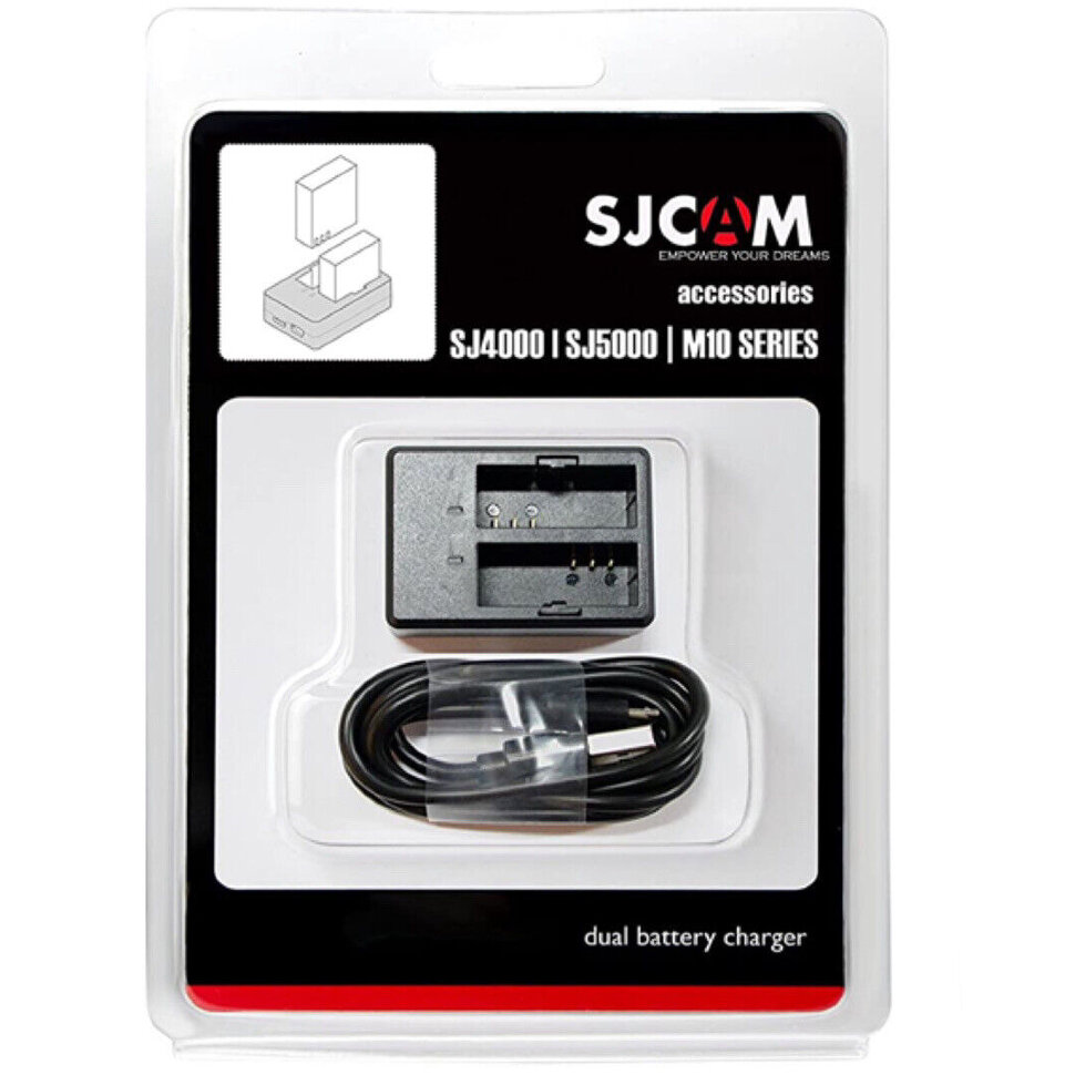 Двойное зарядное SJCAM Dual-slot Battery Charger for SJ4000, SJ5000 series