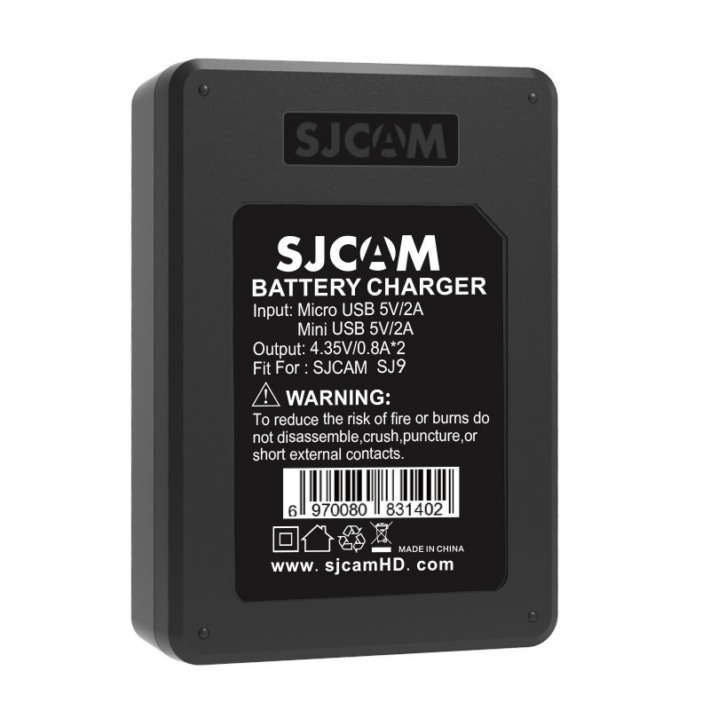 Набор SJCAM Batteries with Dual-slot Charger for SJ9, SJ10 Pro
