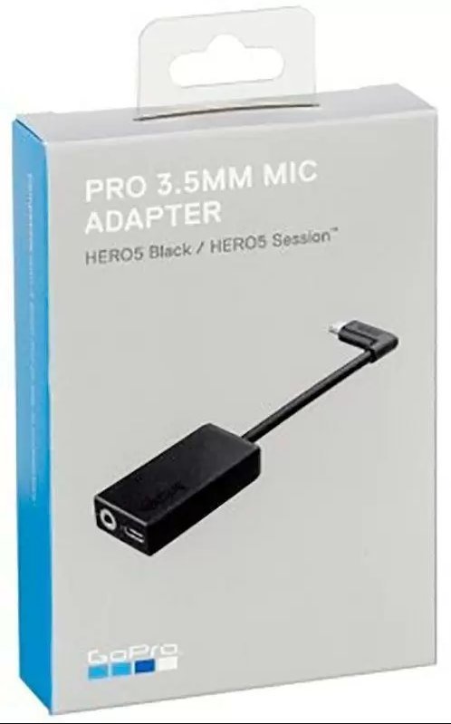 Адаптер GoPro Mic Adapter 3.5mm для HERO 13, HERO 12, HERO 11, HERO 10 (AAMIC-001)