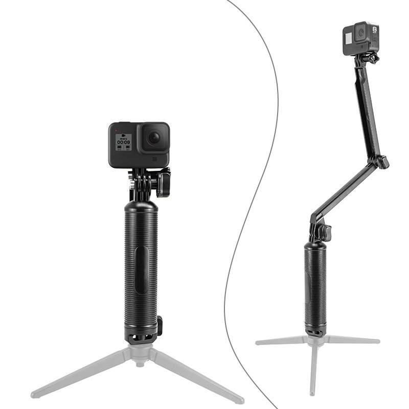 Складной монопод с плавающей ручкой MSCAM 3-WAY Floating Selfie Stick for GoPro, SJCAM
