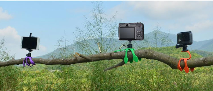 Гибкий держатель, штатив MSCAM Gekko Pod Flexible Tripod