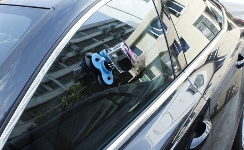 Тройная присоска компактная MSCAM Triple Suction Cup Mount для экшн камер GoPro, SJCAM, DJI