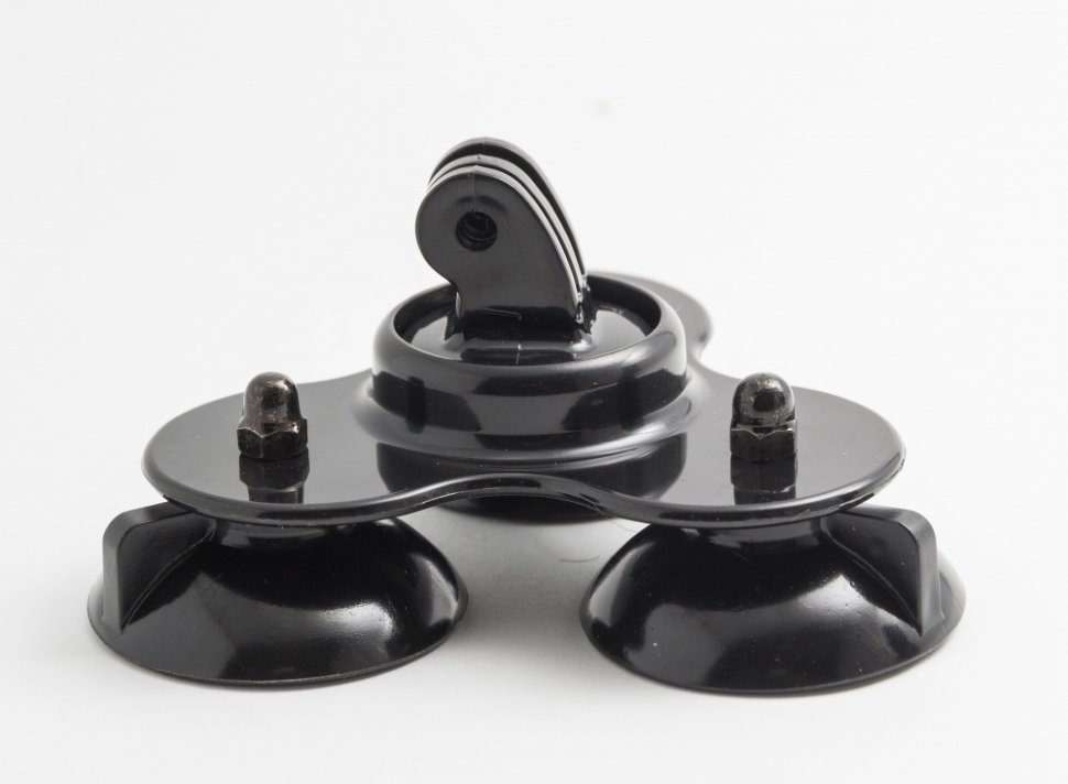Тройная присоска компактная MSCAM Triple Suction Cup Mount для экшн камер GoPro, SJCAM, DJI